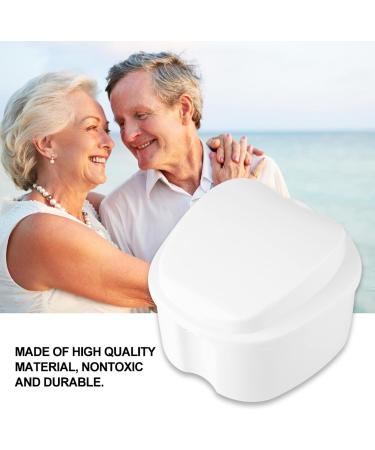 Buy Premium Storage Box for Artificial Teeth with Filter Sieve - Dentures Organizers | White Opulent Garden - Buy Online on GoSupps.com