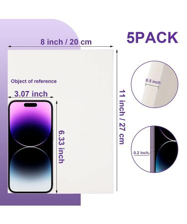5 Pack Lipo Foam Pads for Post Surgery Recovery - Abdominal Flattening, Liposuction, Tummy Tucks, BBL - White - Buy Online on GoSupps.com
