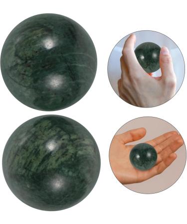 Skisuno 2st Jade Fitness Handballs - Chinese Handmade Massage Balls for Hand Exercises & Relaxation | International Shipping Available - Buy Online on GoSupps.com
