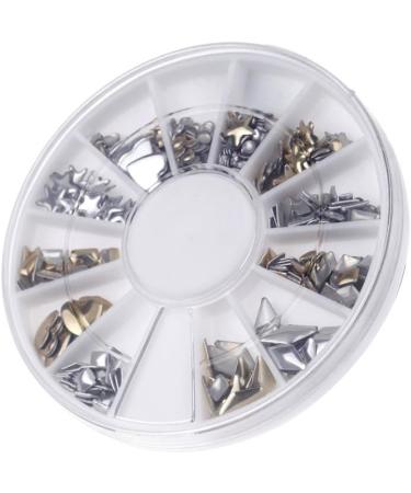 6 Styles Silver/Gold Nail Art 3D Glitter Rhinestones Gems Decoration Wheel Very Practical and Popular Practical design and Durable - Buy Online on GoSupps.com