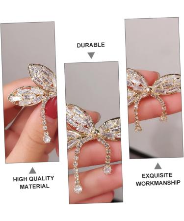 minkissy 1pc Hairpin Party Headdress Hair Accessories Women Hair Clip Clip Delicate Hair Clip Hair Accessory for Women Butterfly-shape Hair Clips Girl Decorate Fashion Rhinestones - Buy Online on GoSupps.com