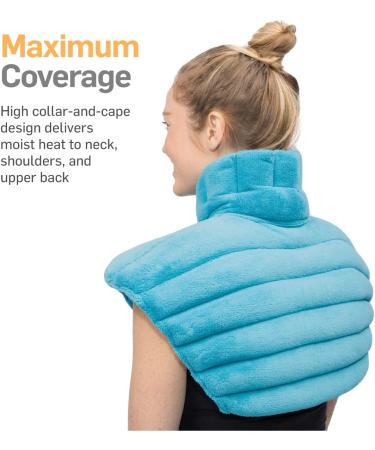 NatraCure Microwave Heating Pad for Neck, Shoulders, and Back Pain Relief | SmartBead Technology for Moist Heat Therapy - Buy Online on GoSupps.com