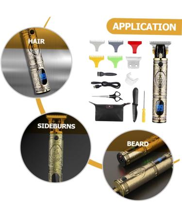 MAGICLULU 2 Sets Mens Hair Clippers Mens Face Trimmer Professional Barber Clippers Beard Edgers for Men Grooming Clipper Mens Beard Trimmer Facial Trimmer Ma Electric T9 Stainless Steel - Buy Online on GoSupps.com