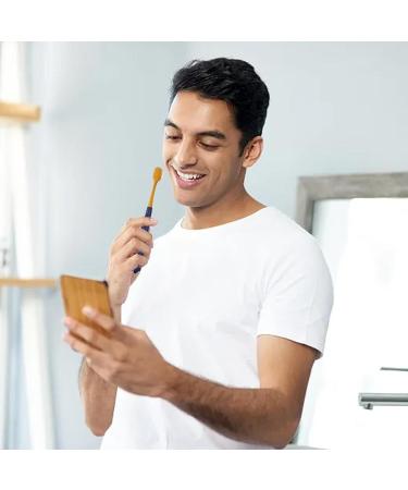 Povanjer Extra Soft Toothbrush - Ultra-Soft Toothbrushes in Six-Pack for Gentle Gum Care | Wide Head Design for Adults - Buy Online on GoSupps.com