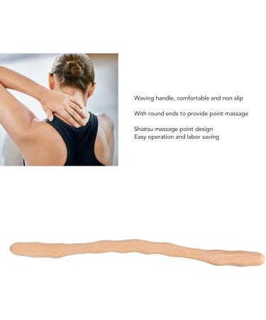 Premium Wooden Guasha Stick - Handheld Massage Tool for Muscle Relaxation & Body Wellness - Buy Online on GoSupps.com