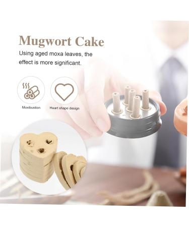 MAGICLULU 30 Pcs Cake Moxa Sticks Chinese Wormwood Cake Pads Chinese Cake Moxibustion Patches Portable Air Conditioners Stickers Rotating Baby Bottle Brush Patch Tool Mini - Buy Online on GoSupps.com