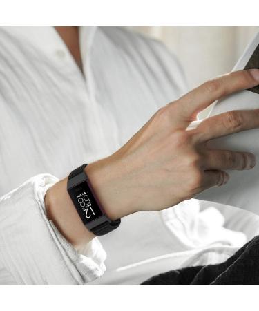 AVOD Nylon Watch Bands for Fitbit Charge 4/3/SE - Soft Breathable Replacement Strap in Dark Black - Buy Online on GoSupps.com