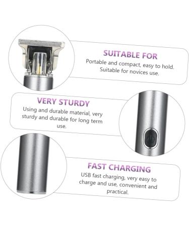 FRCOLOR Husband 1 Set Special Carving Clippers Hubby Husband Electric Push Shears Oil Head Clipper Man Electric Leg Electric Men Trimmer USB Clipper Portapotty 14.7X2.4X2.4cm Silver - Buy Online on GoSupps.com