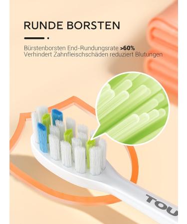 Brosse   Dents lectrique Sonique Touchbeauty - 6 T tes 4 Modes IPX7 tanche - Blanc - Buy Online on GoSupps.com