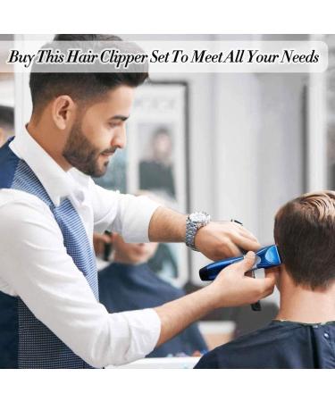 Professional Hair Clippers | Cordless Rechargeable Hair Trimmer & Grooming Kit for Barbers and Home Use - Buy Online on GoSupps.com