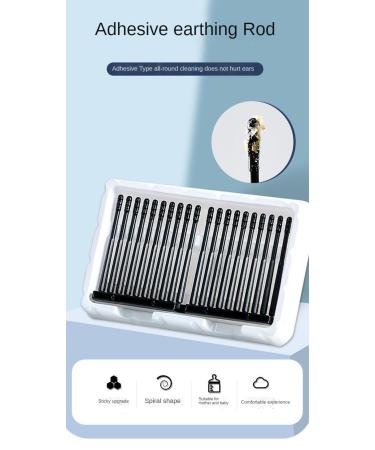 Ear Scoop Disposable Sticky Ear Stick Ear Cleaning Adhesive Ear Hollowing Stick Ear Wax Cleaner (Pack of 40) - Buy Online on GoSupps.com