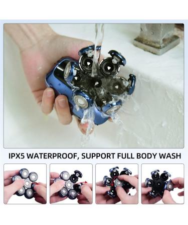 Buy 6-in-1 Men's Electric Razor & Shaver - Professional Rechargeable Beard Trimmer & Hair Clipper Set - Fast International Shipping - Buy Online on GoSupps.com