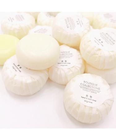 30Gram Round Fresh Rich Foam Travel Size Portable Pocket Bath Soap Bar for Hotel Supplies Personal Body Skin Hand Care Kit Cleanser Agent (50)