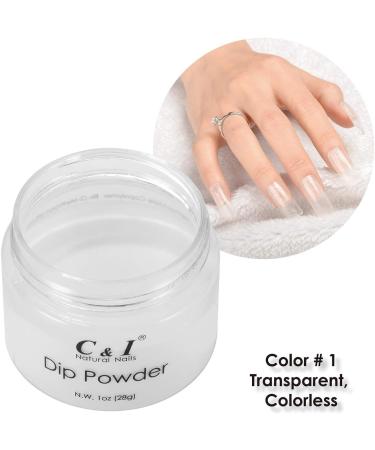 C & I Dip Powder Color No.001 Transparent Colorless Builder Color System - Buy Online on GoSupps.com
