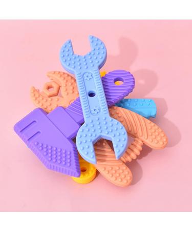 Tools Teething Toys | Safe Silicone Chew Toys Teething Toys - Soft Tools Teether Toys BPA Free Silicone Tool Shaped Toys for Toddlers Birthdays Christmas Gifts Kumprohu - Buy Online on GoSupps.com