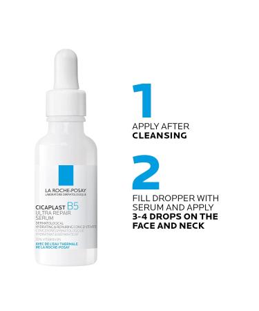 La Roche Posay Cicaplast Face Gel & Serum Suitable for all Skin Types Fragrance Free Dermatologist Recommended SERUM 30ml - Buy Online on GoSupps.com