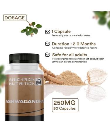 GRID-IRON NUTRITION Ashwagandha 750mg High Potency Fast Absorption - Promotes Positive Mood & Healthy Immunity - 90 Count, One Month Supply - Buy Online on GoSupps.com