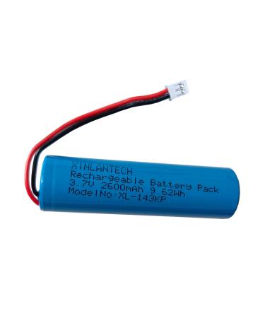 3.7V 2600mAh 9.62Wh Rechargeable Li-ion Battery with JST Pitch2.0-2Pin Plug for Croove B0143KH9KG Voice Amplifier Replacement Battery