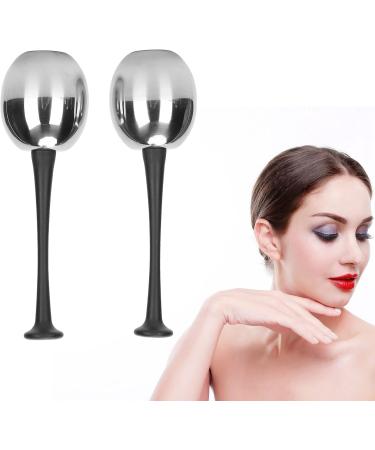 Facial Ice Glove - Ergonomic Stainless Steel Massager for Reducing Swelling | Black Handle - Buy Online on GoSupps.com