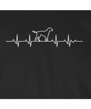 Shirtracer Women's Shirt - Perfect Gift for Dog Owners - Heartbeat Dog 01 Black S | Shop Now! - Buy Online on GoSupps.com