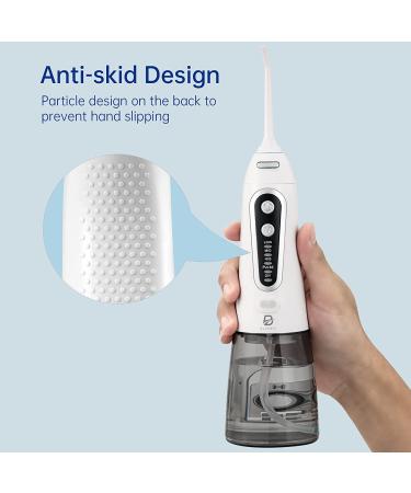 ByDiffer Cordless Water Flosser - 5 Modes, Portable Dental Cleaner, IPX7 Waterproof, 300ML for Travel - Buy Online on GoSupps.com