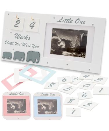 Baby First Scan Picture Frame - Ultrasound Image Frame Gifts for Expectant Mothers | Pregnancy Countdown Calendar - Buy Online on GoSupps.com