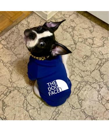 Soft & Breathable Blue Dog Hoodie for Small Dogs - Comfortable Fashion Sweatshirt for Small, Medium, and Large Breeds - Buy Online on GoSupps.com