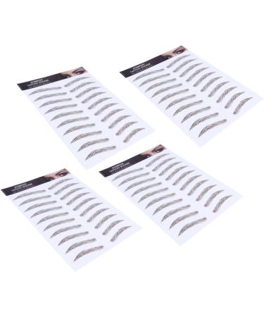 FOMIYES 12 Pcs Eyebrow Stickers Waterproof Makeup Eyebrows Tattooed Eyebrow Stencils Makeup Tools 3d Make up - Buy Online on GoSupps.com