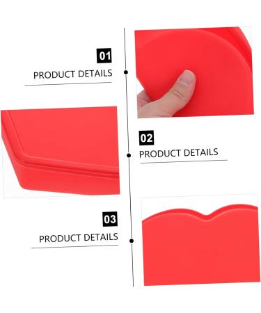 PRETYZOOM Mold Heart Shaped Biscuit Heart Cupcake Pan Silicone Cookie Mini Cupcake Heart Cake Pan Baking Supply Tube Baking Tins Cake Tin Red Wedding Large Baking Dish Silica Gel - Buy Online on GoSupps.com