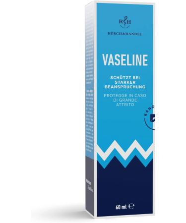  R sch & Handel Vaseline R sch 60 ml Protective Cream for All Skin Types and Skin Areas Perfect for Lip Care Protects Against Chafing and Protects Dog Paws from Road Salt - Buy Online on GoSupps.com
