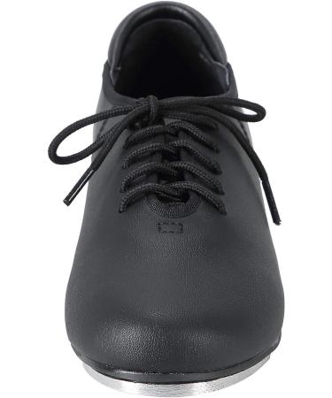 Linodes PU Leather Lace Up Tap Dance Shoes - Women/Men - Size 9 Women/8 Men - Black - Buy Online on GoSupps.com