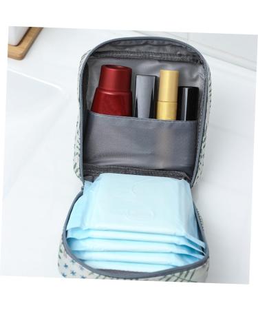 Plafope Women's Bandage Personal Bag - 4 Piece Period Pillow & Menstrual Container Set | Stylish & Functional Travel Solution - Buy Online on GoSupps.com