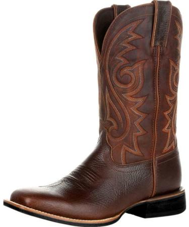 Hamovessi Men's Lightweight Cowboy Boots | Durable Western Country Boots Brown 13 - Buy Online on GoSupps.com