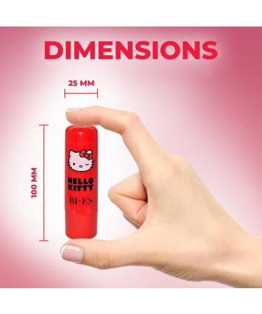 Hello Kitty Strawberry Flavour Lip Balm Natural and Vegan Lip Balm for Kids - Buy Online on GoSupps.com