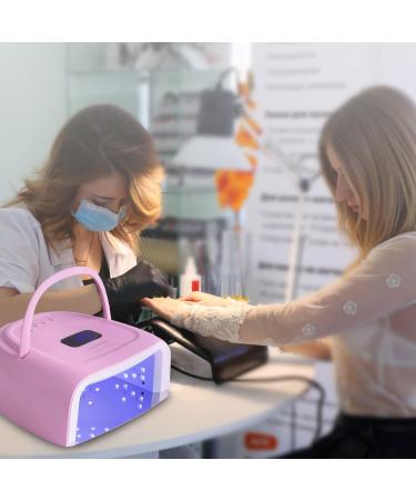 60W Ayshone Rechargeable LED Gel Nail Lamp - Cordless UV Nail Dryer with LCD Screen - Buy Online on GoSupps.com