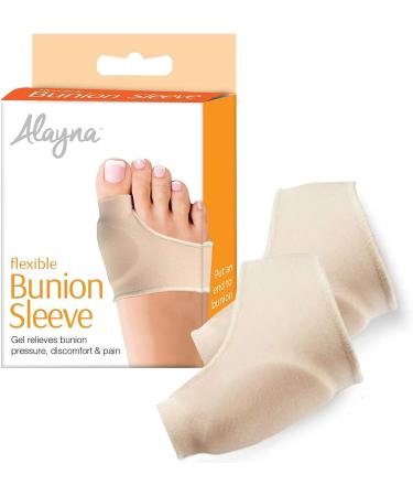 Bunion Corrector Sleeve with EuroNatural Gel - Orthopedic Toe Straightener and Metatarsal Pad for Bunion Relief, Hammertoe, Hallux Valgus - Small Size - Buy Online on GoSupps.com