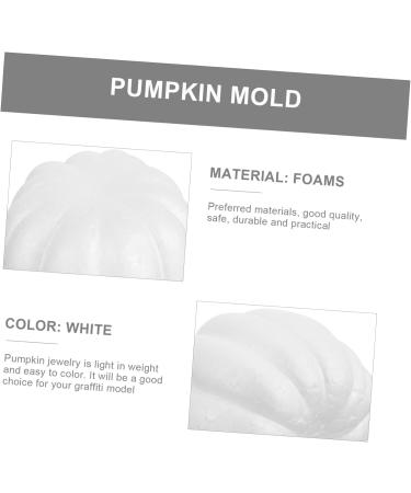 COHEALI 30 Pcs Foam Simulation Pumpkin Ornament for Kids Foam Pumpkins Diy Pumpkin Halloween Artificial Pumpkin Realistic Fake Pumpkin Mold Durafoam Pumpkin Graffiti White Child Model - Buy Online on GoSupps.com