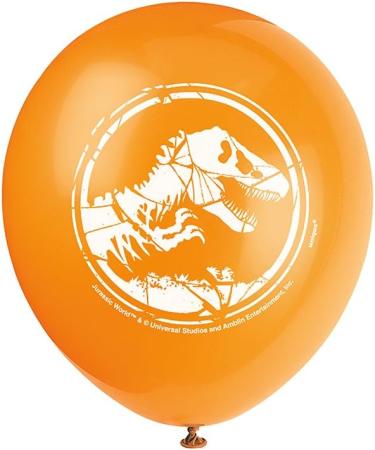 Jurassic World 2 Latex Balloons - 12 | Assorted Colors | 8 Pcs | 12 Inch - Multicolor - Buy Online on GoSupps.com