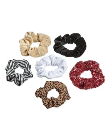 Six Days of Scrunchies Glamour Gift Set - Original Scrunchie with 6 Unique Designs in Presentation Box - Buy Online on GoSupps.com