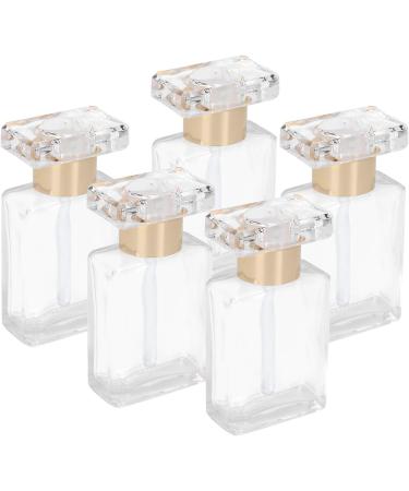 Perfume Bottle Sturdy and Durable Glass Material Practical Essential Oil Bottle for Travel Camping Business Trip Home (Gold) - Buy Online on GoSupps.com