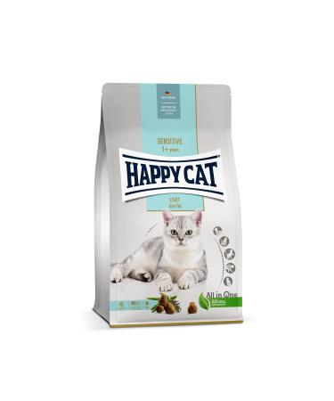 Happy Cat 70604 - sensitive adult light - dry food with poultry for overweight cats and hangover - 4 kg content light 4 kg (1 Pack)