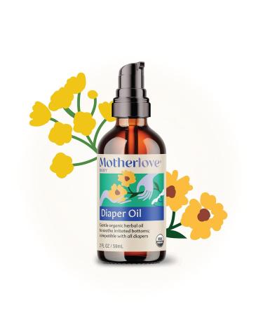 Motherlove Diaper Oil (2 oz) Soothing Vegan Diaper Rash Oil Organic  Cloth Diaper Safe  Zinc Oxide- & Petroleum-Free - Buy Online on GoSupps.com