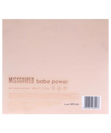 Missguided Babe Power - Floral Fruity Fragrance For Women - Top Note Of Rhubarb - Middle Notes Of Jasmine And Peony - Base Note Of Musk - 2.7Oz Edp Spray And Pom Pom Keyring - 2 Pc Gift Set - Buy Online on GoSupps.com
