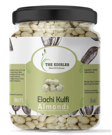 THE EDIBLES Coated Nuts -Kulfi Almond 200 gm| Elachi Kulfi Almonds |Coated with Indulgent Natural Chocolate_Packing May Vary