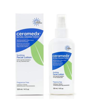 Ceramedx Soothing Facial Lotion Fragrance Free 4 fl oz (118 ml)