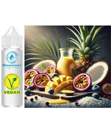 Iceland Pineapple Passion Fruit Coconut Flavor Concentrate Vegan Sasami 10ml