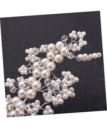 Didiseaon Wedding Hair Comb Tiara Wedding White Comb Bride Bridal Hair Comb - Buy Online on GoSupps.com