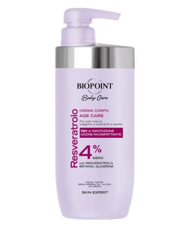 BIOPOINT Biopoint - Age Care Body Cream Recompacting Action for Mature Skin Subject to Sagging and Laxity 72 Hours of Hydration 500 ml