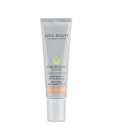 Juice Beauty Stem Cellular CC Cream with Zinc SPF 30, Color-Correcting Face Moisturizer, 1.7 Fl Oz Warm Glow