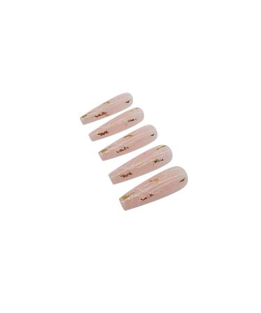 Buy TIA COSMETICS Golden Glam Nail Set - 30 Press On Nails 15 Sizes Glue & File Included | Studio Quality Fingernails - Buy Online on GoSupps.com